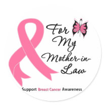 Breast Cancer For My Mother-in-Law stickers