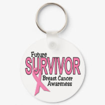 BREAST CANCER FUTURE SURVIVOR keychains