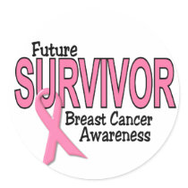 BREAST CANCER FUTURE SURVIVOR stickers