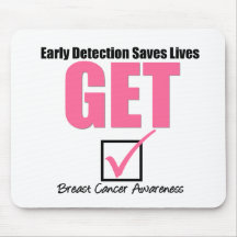 Breast Cancer Get Checked v4 Mouse Pads