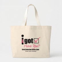 Breast Cancer Get Checked v5 Tote Bags