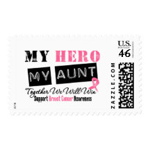 Breast Cancer HERO My Aunt Stamp