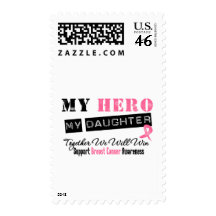 Breast Cancer HERO My Daughter Stamp