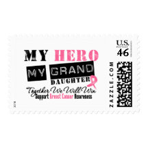Breast Cancer HERO My Grandddaughter Stamp