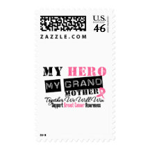 Breast Cancer HERO My Grandmother Postage Stamp