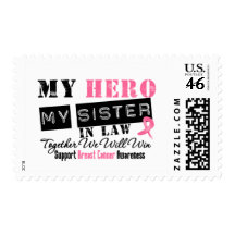Breast Cancer HERO My Sister-in-Law Stamps