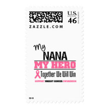 Breast Cancer Hero (Nana) Postage Stamps