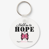 Breast Cancer Hold On To Hope keychains