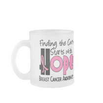 Breast Cancer HOPE 4 mugs