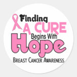 Breast Cancer HOPE 5 Round Sticker