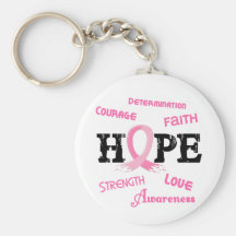 Breast Cancer HOPE 7.1 Keychains