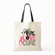 Breast Cancer HOPE LOVE CURE Gifts bags