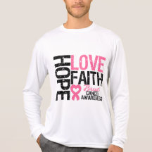 Breast Cancer Hope Love Faith Shirt