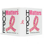 Breast Cancer Hope Matters Jeweled Ribbon Binder