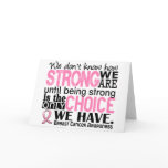 Breast Cancer How Strong We Are Greeting Cards