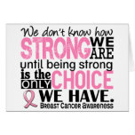 Breast Cancer How Strong We Are Greeting Cards
