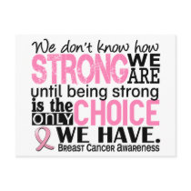 Breast Cancer How Strong We Are Post Card