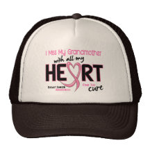 Breast Cancer I Miss My Grandmother Trucker Hat