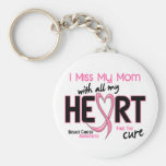 Breast Cancer I Miss My Mom Keychains