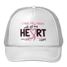 Breast Cancer I Miss My Mom Mesh Hats
