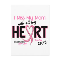 Breast Cancer I Miss My Mom Postcards