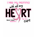 Breast Cancer I Miss My Momma t-shirts