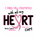 Breast Cancer I Miss My Momma t-shirts