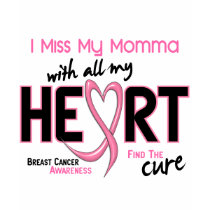 Breast Cancer I Miss My Momma t-shirts
