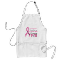 Breast Cancer I Proudly Wear Pink 1 Apron