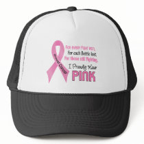 Breast Cancer I Proudly Wear Pink 1 Mesh Hats