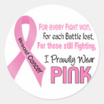 Breast Cancer I Proudly Wear Pink 1 Sticker
