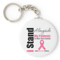 Breast Cancer I Stand Alongside My Patients Key Chains