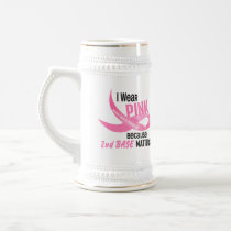 Breast Cancer I WEAR PINK FOR 2ND BASE 33.2 Coffee Mugs