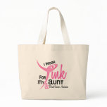 BREAST CANCER I Wear Pink For My Aunt 41 bags