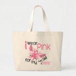 Breast Cancer I WEAR PINK FOR MY MOM 45 Canvas Bags