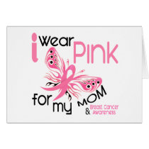 Breast Cancer I WEAR PINK FOR MY MOM 45 Cards