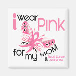 Breast Cancer I WEAR PINK FOR MY MOM 45 Magnets