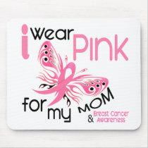 Breast Cancer I WEAR PINK FOR MY MOM 45 Mouse Pads
