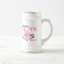 Breast Cancer I WEAR PINK FOR MY MOM 45 Mugs