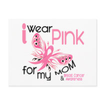 Breast Cancer I WEAR PINK FOR MY MOM 45 Post Cards