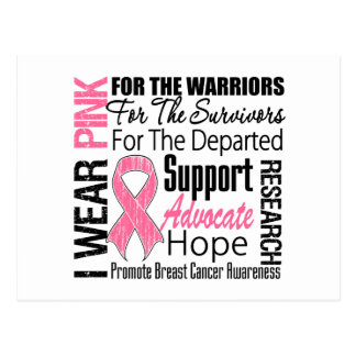 Breast Cancer Tribute Postcards | Zazzle