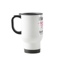Breast Cancer I Wear Pink Tribal Ribbon (Grandma) Mugs