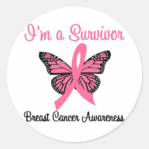 Breast Cancer I'm a Survivor Stickers