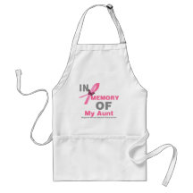Breast Cancer In Memory of My Aunt Aprons
