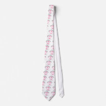 Breast Cancer In Memory of My Grandma Custom Tie
