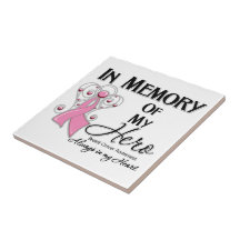 Breast Cancer In Memory of My Hero Tiles