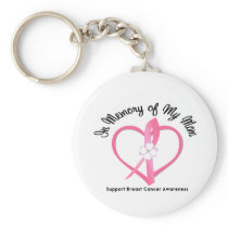 Breast Cancer In Memory of My Mom Keychain
