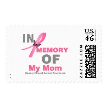 Breast Cancer In Memory of My Mom Stamps