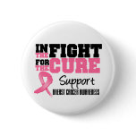 Breast Cancer In The Fight For The Cure Button