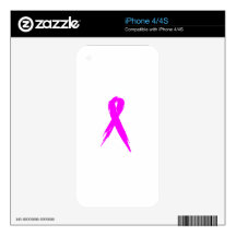 Breast Cancer iPhone 4S Decal